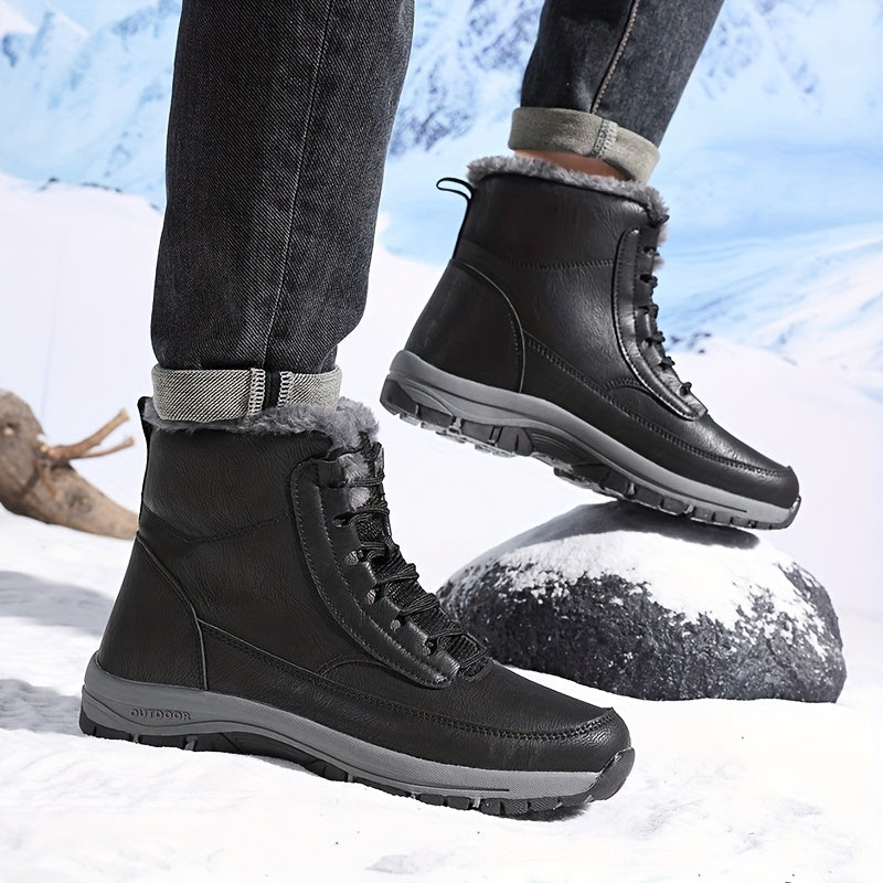 Winter Boots Damen mit Warmfutter und griffiger Sohle - 9 - Jasminaboutique.com