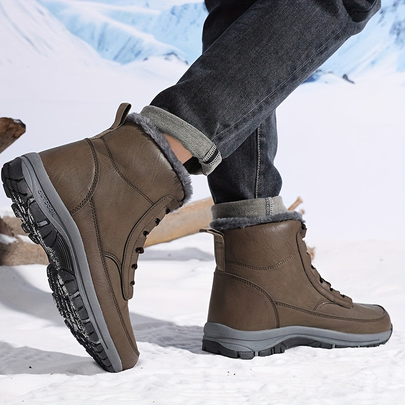 Winter Boots Damen mit Warmfutter und griffiger Sohle - 10 - Jasminaboutique.com