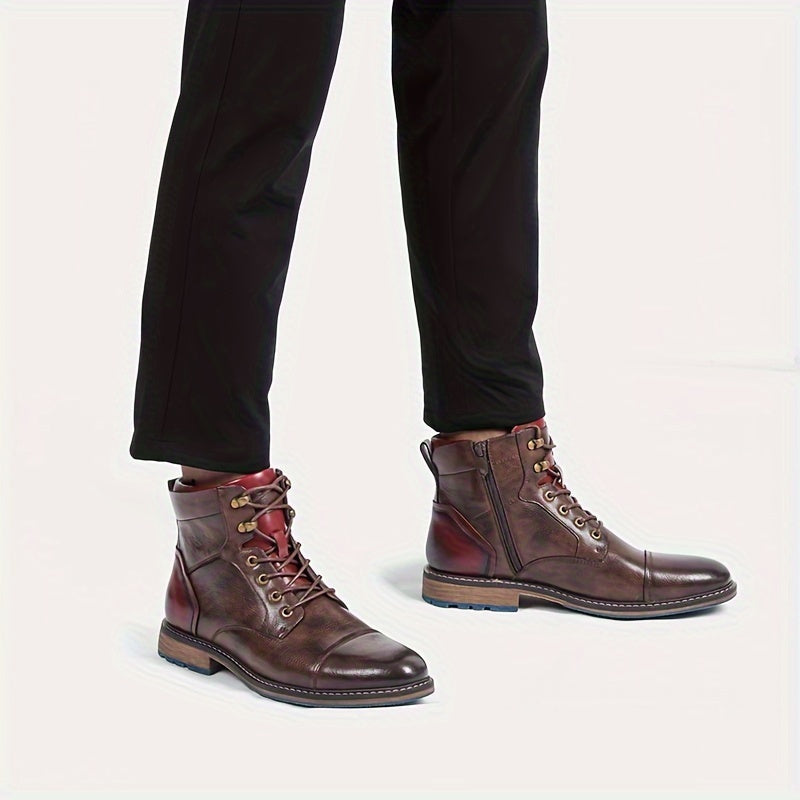 Stiefel Herren mit Schnürung und Kapuze - 11 - Jasminaboutique.com