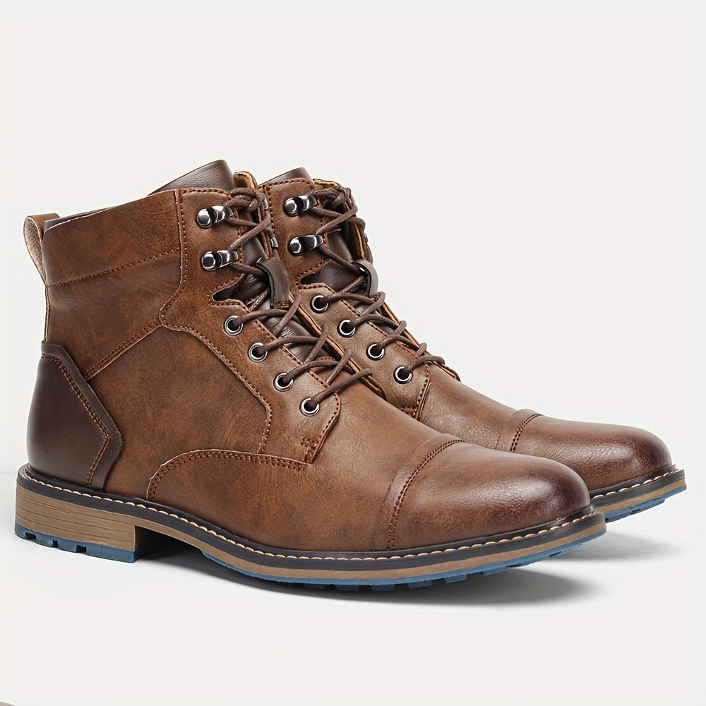 Stiefel Herren mit Schnürung und Kapuze - 13 - Jasminaboutique.com