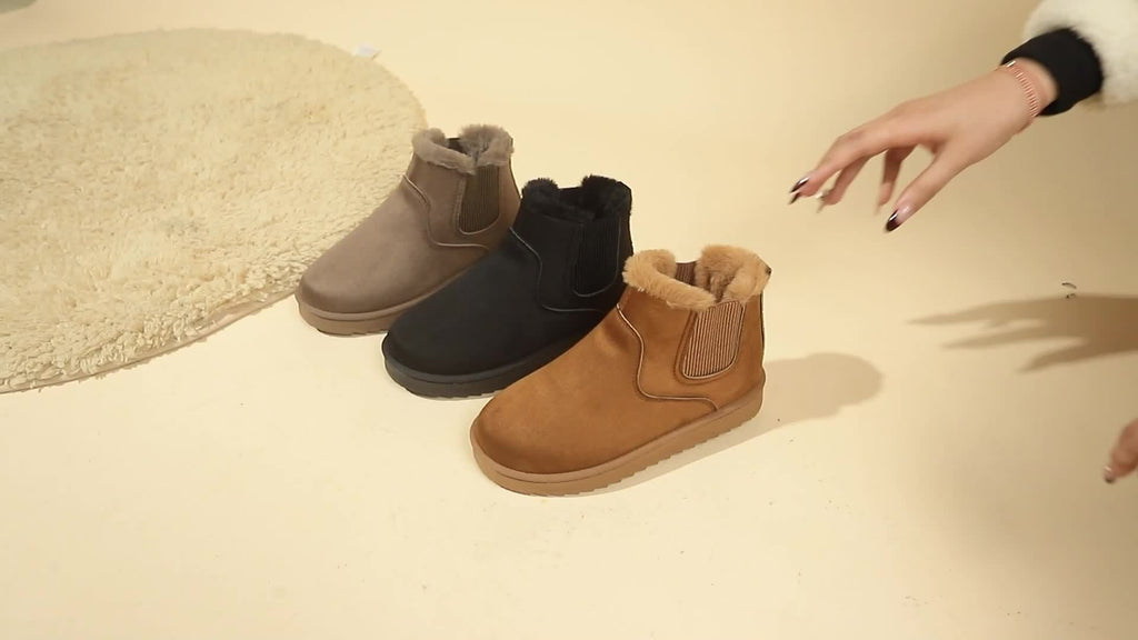 Stiefeletten Damen mit Futter, rutschfester Sohle und hohem Tragekomfort - 11 - Jasminaboutique.com