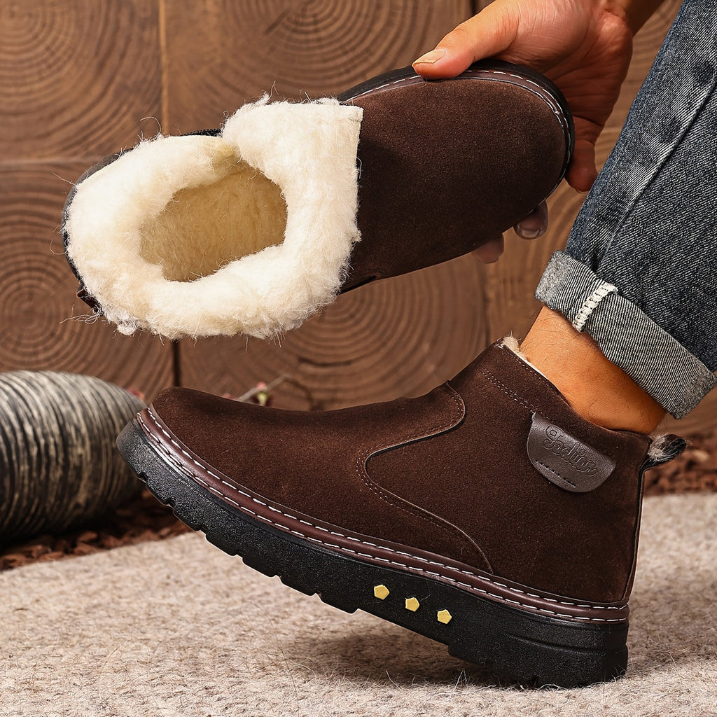 Stiefeletten Damen mit Reißverschluss und kuscheligem Innenfutter - 5 - Jasminaboutique.com