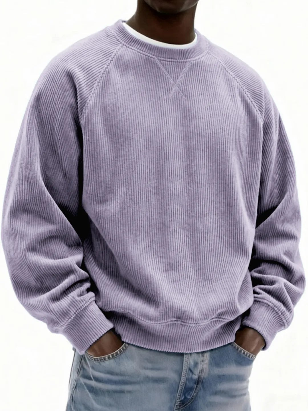 Sweatshirt Herren mit Raglanärmeln und lässigem Schnitt - 1 - Jasminaboutique.com