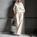 Lounge Set Damen mit Kapuze und weitem Schnitt - 6 - Jasminaboutique.com