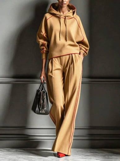Lounge Set Damen mit Kapuze und weitem Schnitt - 7 - Jasminaboutique.com