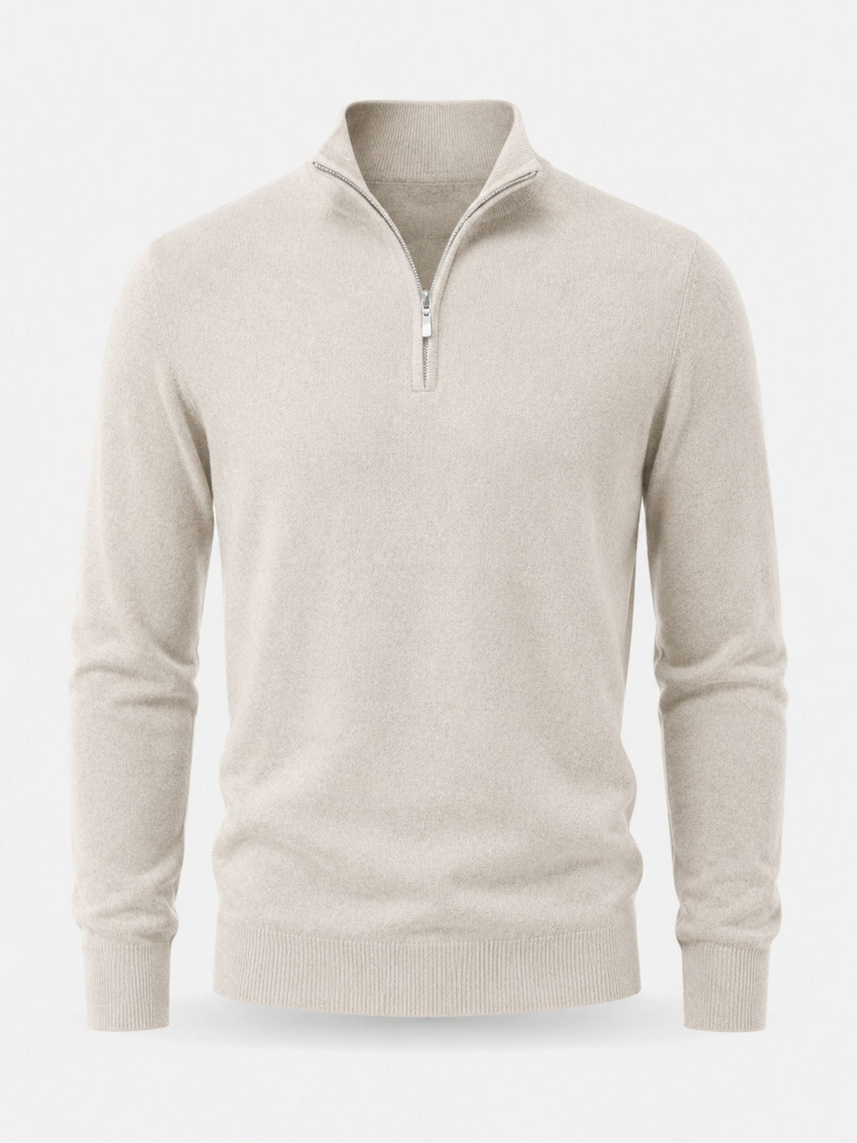 Pullover Herren mit Halbzip und klassischem Schnitt - 5 - Jasminaboutique.com