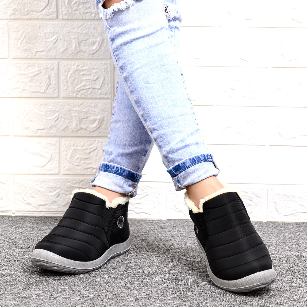Stiefeletten Damen Casual mit Slip-On Design - 2 - Jasminaboutique.com