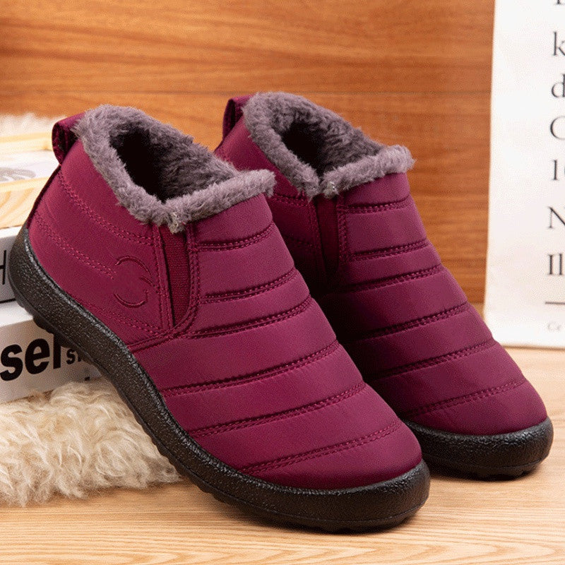 Stiefeletten Damen Casual mit Slip-On Design - 12 - Jasminaboutique.com