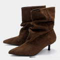 Stiefel Damen Slouchy mit Spitzem Zeh - 3 - Jasminaboutique.com