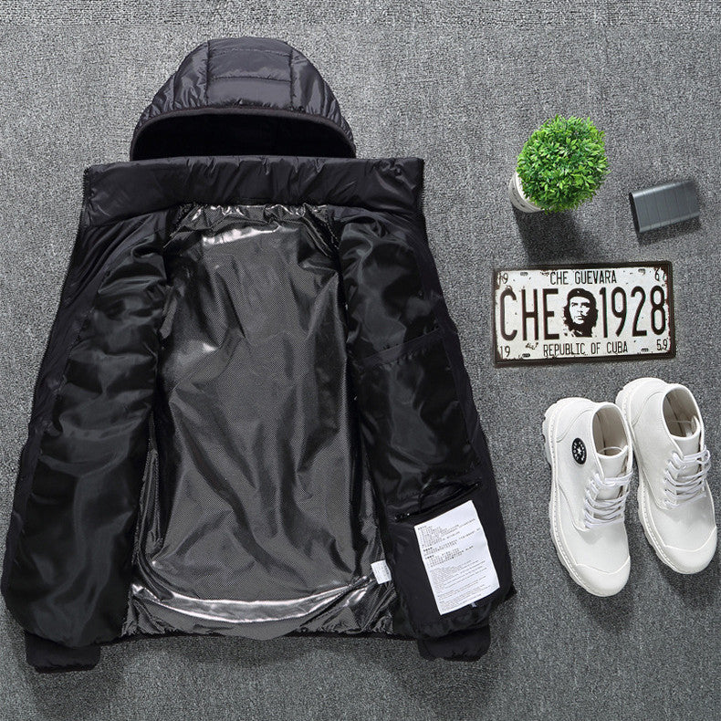 Heated Jacket Herren Leichtgewicht mit Abnehmbarer Kapuze - 5 - Jasminaboutique.com