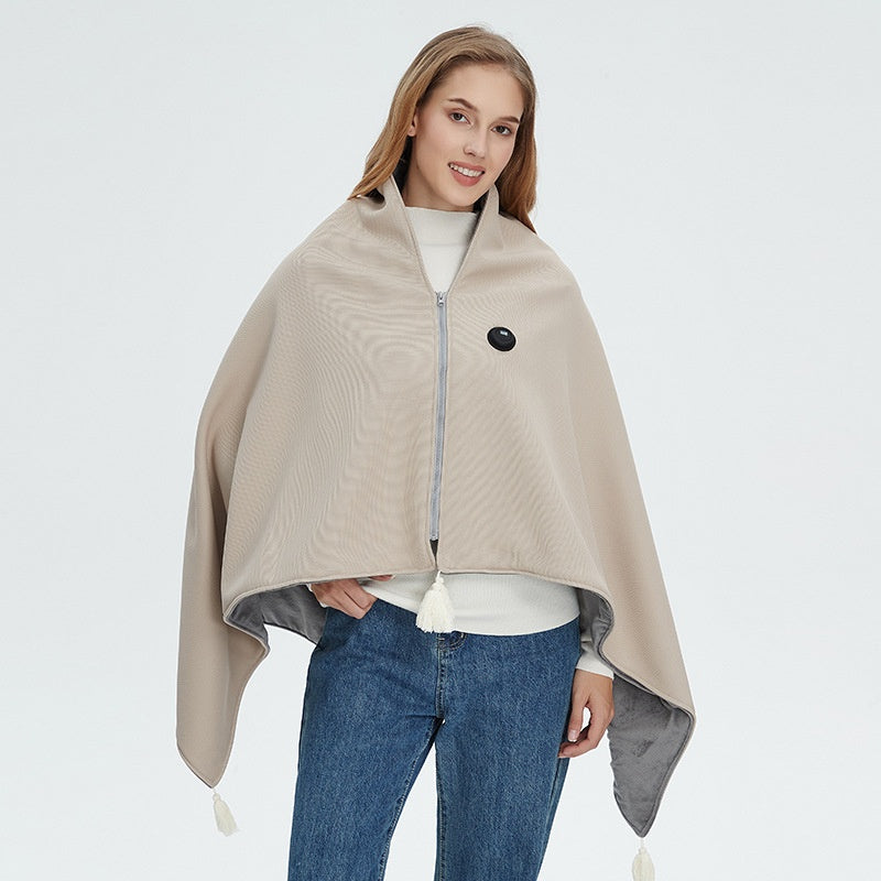 Leichter Damen-Wurfschal mit einzigartigem Design - 5 - Jasminaboutique.com