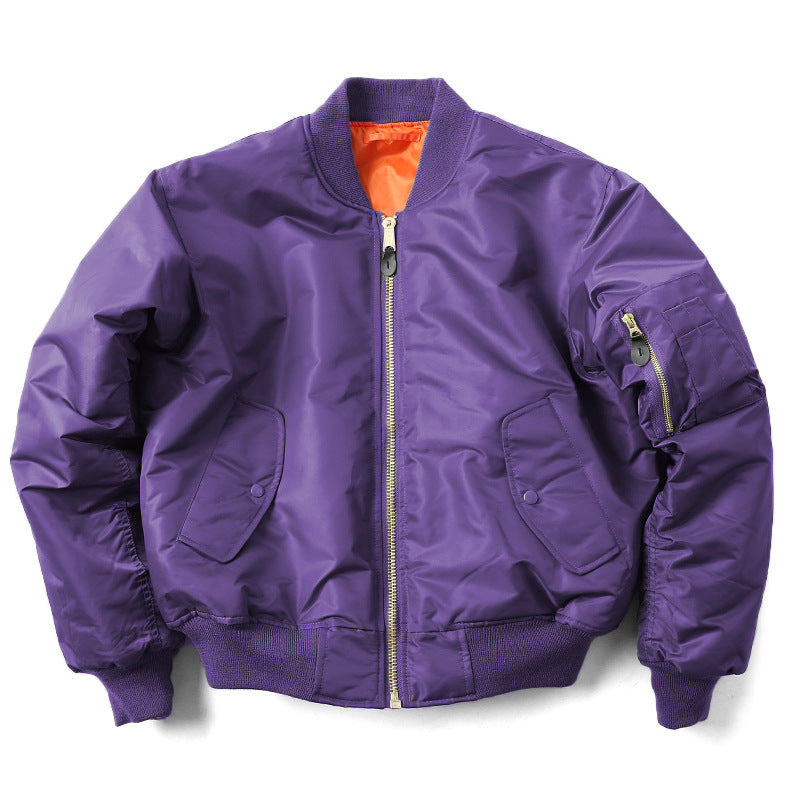 Bomberjacke Damen Relaxed Fit mit dreidimensionalen Taschen - 5 - Jasminaboutique.com