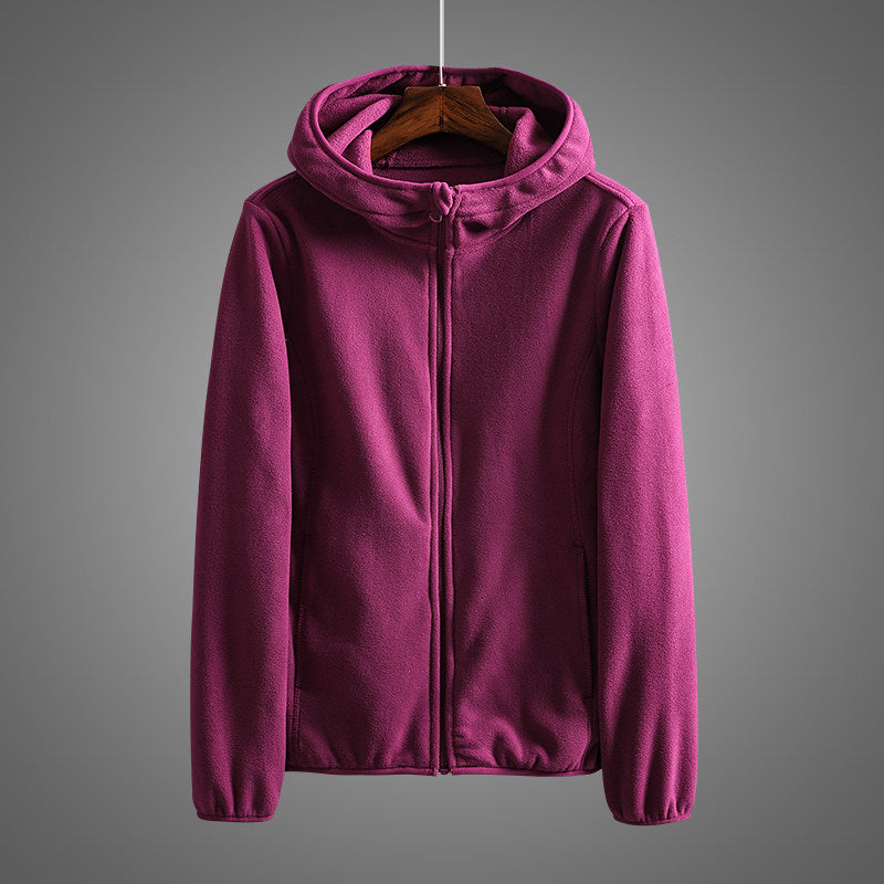 Hooded Jacket Damen Relaxed Fit mit Reißverschluss - 1 - Jasminaboutique.com