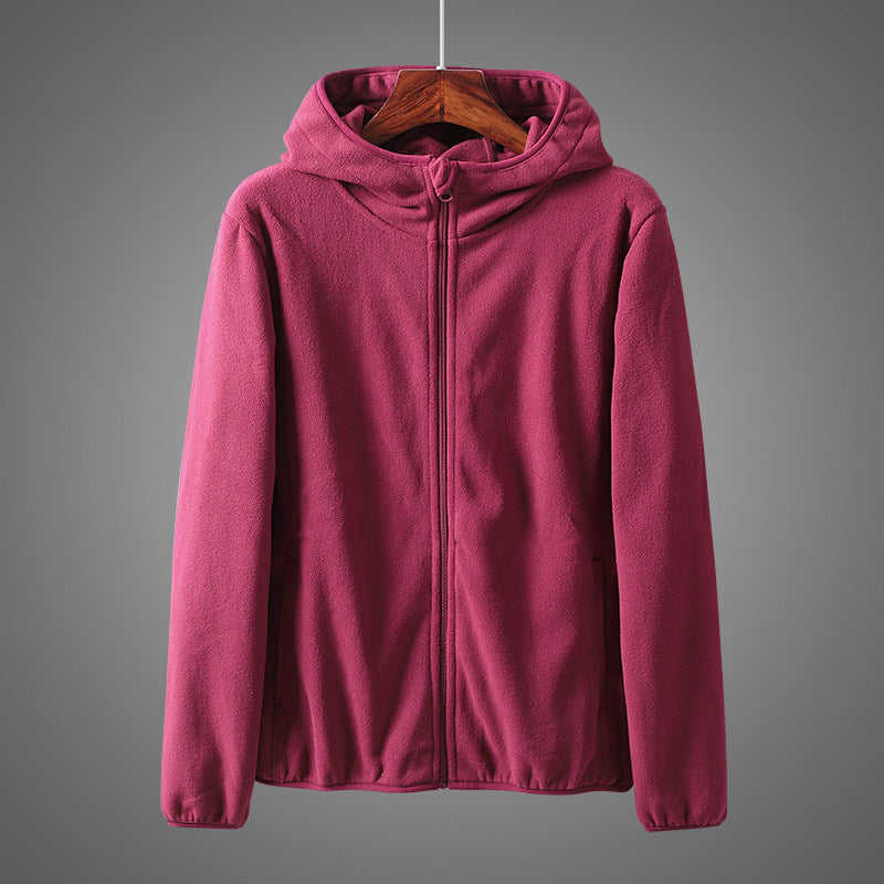 Hooded Jacket Damen Relaxed Fit mit Reißverschluss - 2 - Jasminaboutique.com