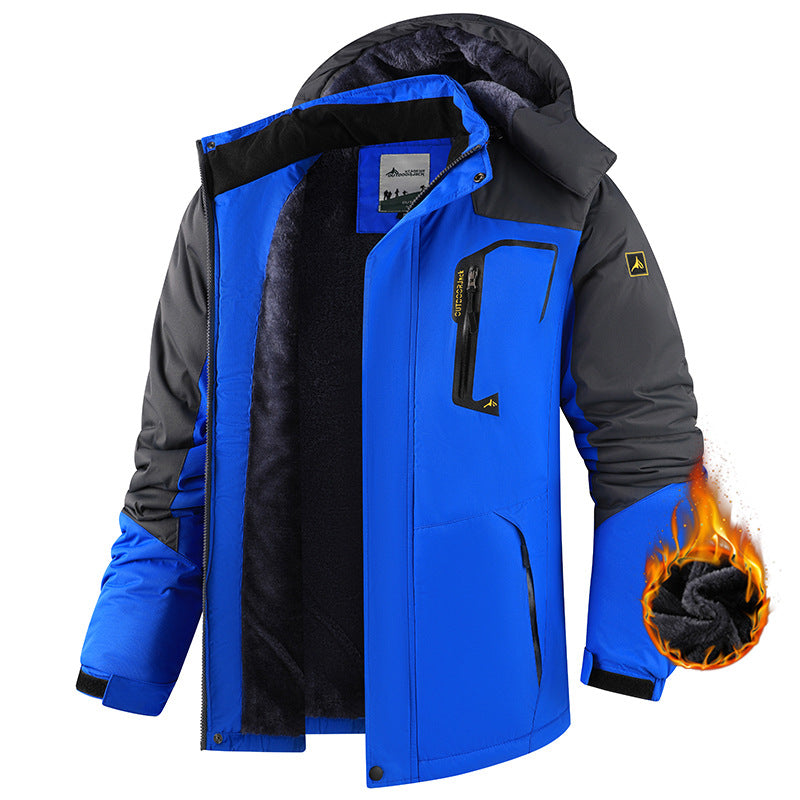 Jacke Herren Regular Fit mit abnehmbarer Kapuze - 4 - Jasminaboutique.com
