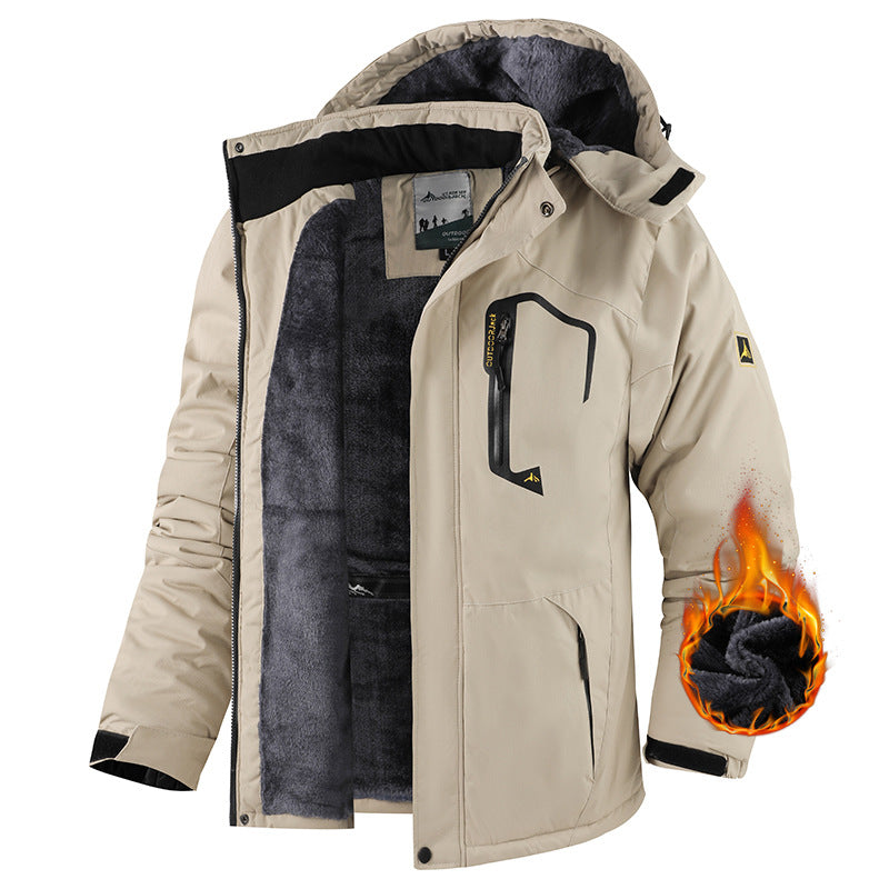Jacke Herren Regular Fit mit abnehmbarer Kapuze - 5 - Jasminaboutique.com