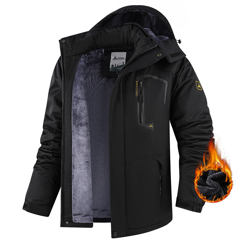 Jacke Herren Regular Fit mit abnehmbarer Kapuze - 6 - Jasminaboutique.com