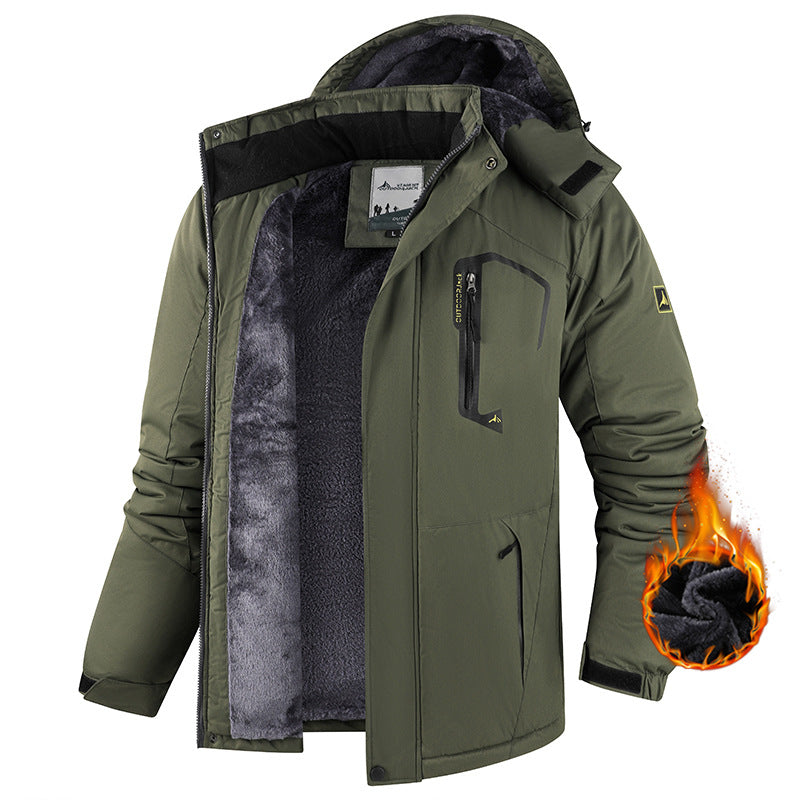 Jacke Herren Regular Fit mit abnehmbarer Kapuze - 7 - Jasminaboutique.com