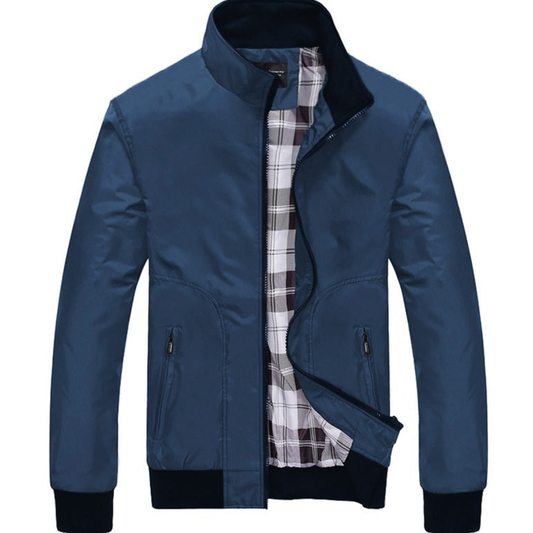 Jacke Herren Casual mit Stehkragen - 1 - Jasminaboutique.com