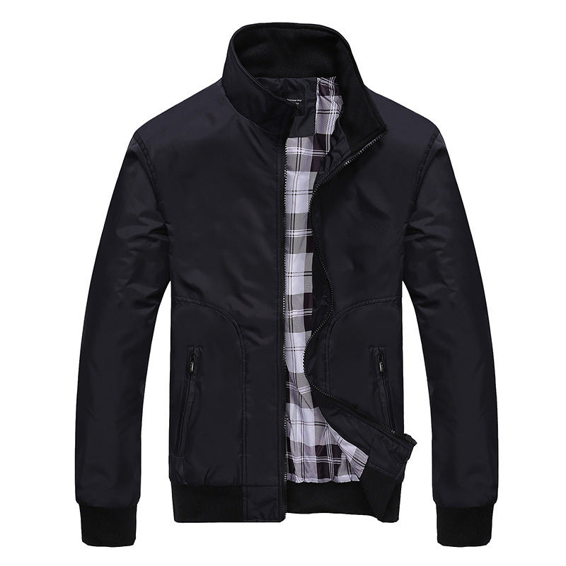 Jacke Herren Casual mit Stehkragen - 2 - Jasminaboutique.com