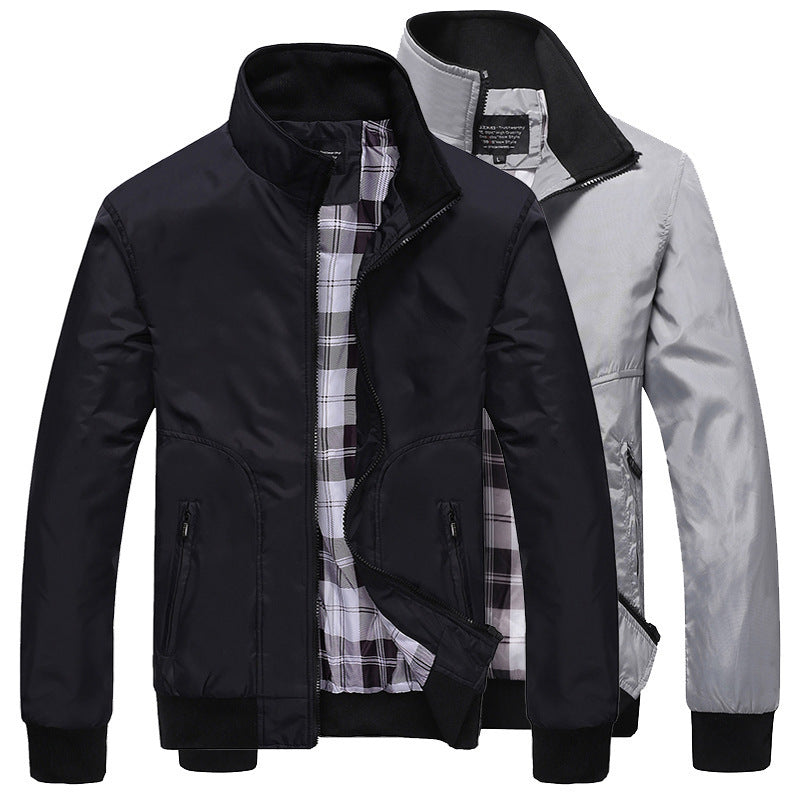 Jacke Herren Casual mit Stehkragen - 4 - Jasminaboutique.com