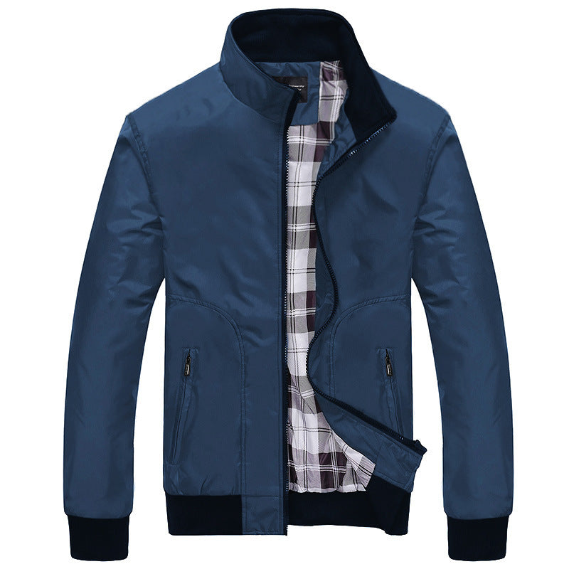 Jacke Herren Casual mit Stehkragen - 6 - Jasminaboutique.com