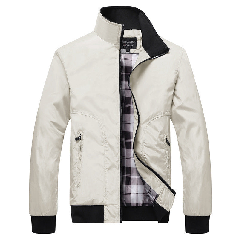 Jacke Herren Casual mit Stehkragen - 7 - Jasminaboutique.com