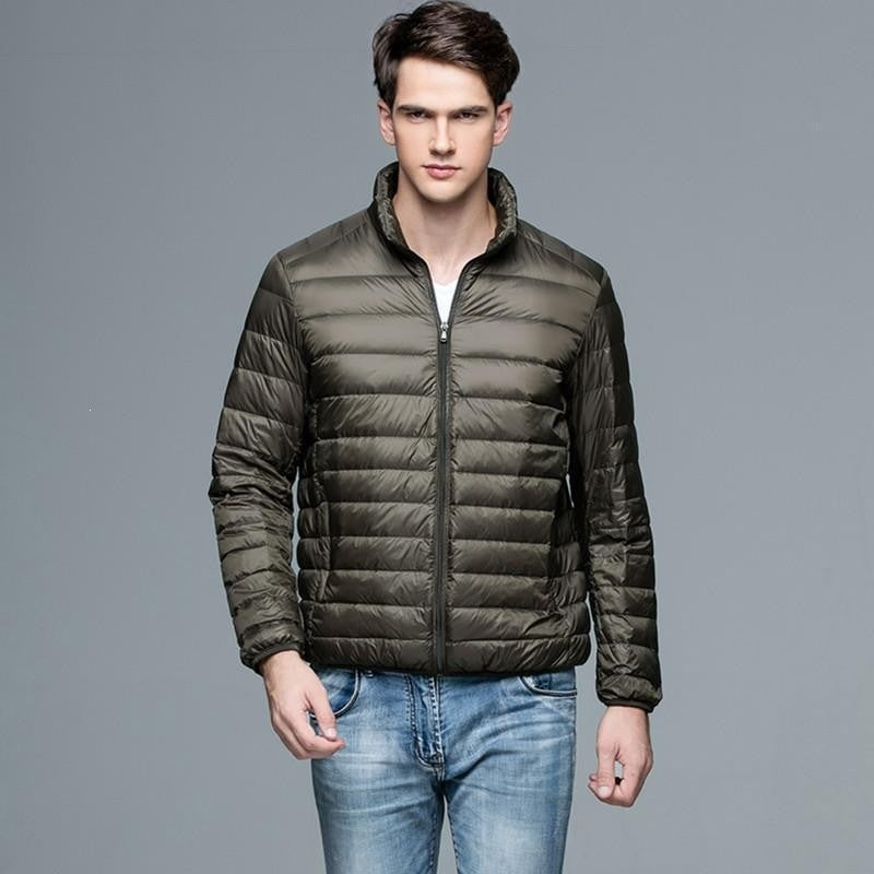 Jacke Herren Slim-Fit mit Reißverschlusstasche - 2 - Jasminaboutique.com