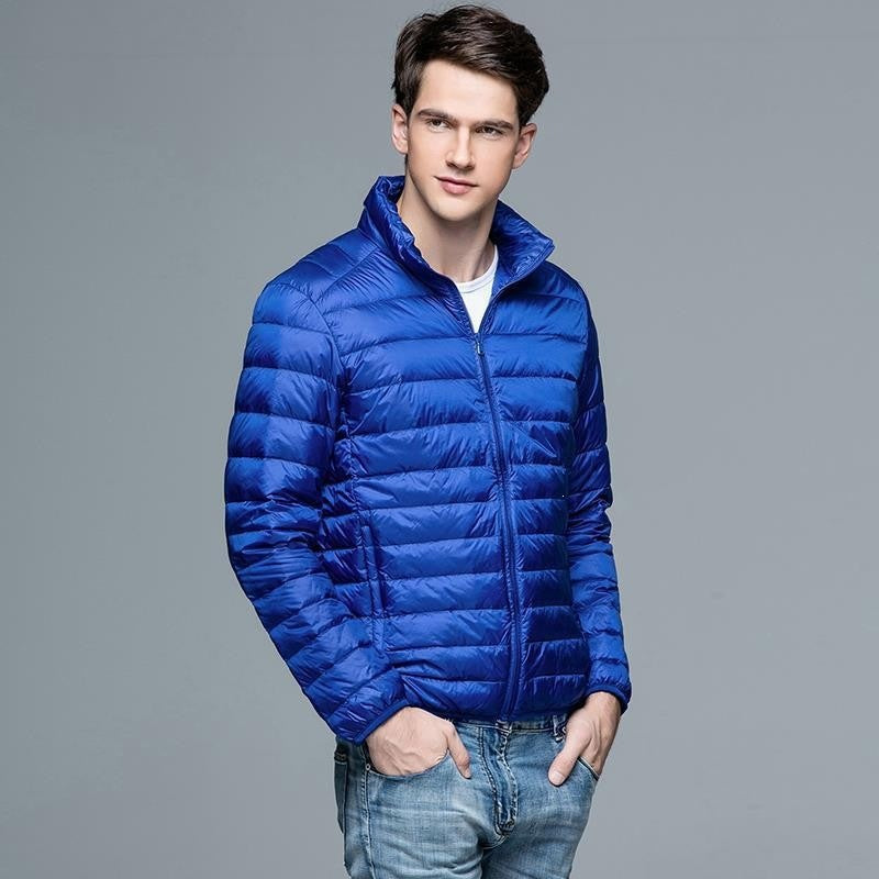 Jacke Herren Slim-Fit mit Reißverschlusstasche - 5 - Jasminaboutique.com