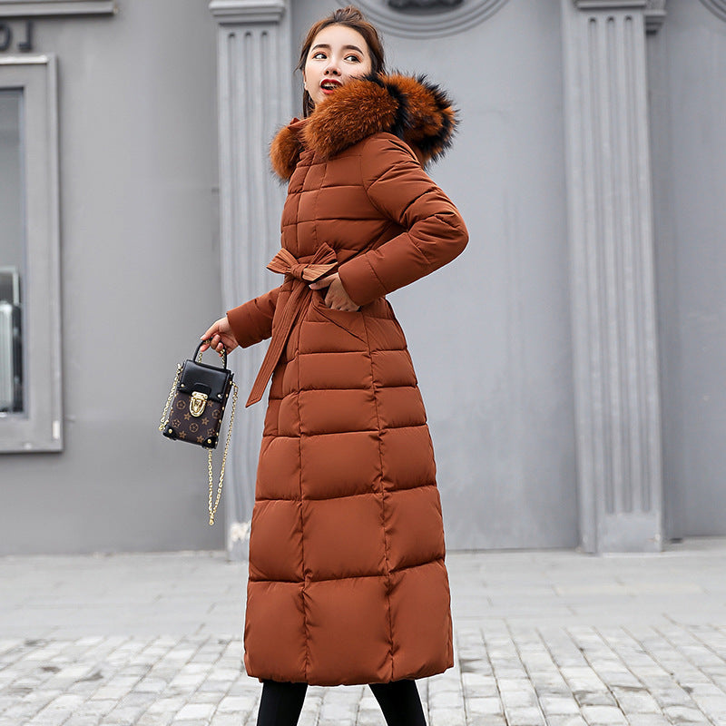 Pufferjacke Damen Slim Fit mit Pelzkragen - 2 - Jasminaboutique.com
