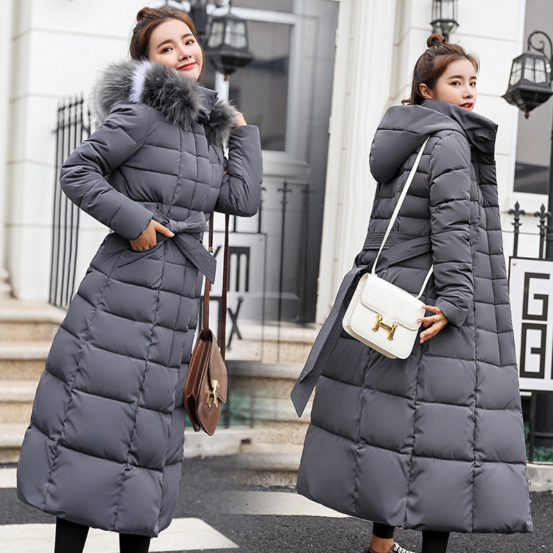 Pufferjacke Damen Slim Fit mit Pelzkragen - 4 - Jasminaboutique.com