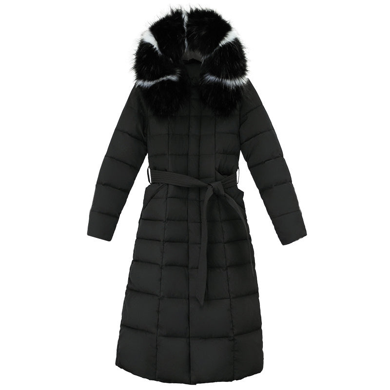 Pufferjacke Damen Slim Fit mit Pelzkragen - 6 - Jasminaboutique.com