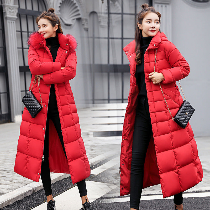 Pufferjacke Damen Slim Fit mit Pelzkragen - 9 - Jasminaboutique.com