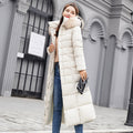 Pufferjacke Damen Slim Fit mit Pelzkragen - 10 - Jasminaboutique.com