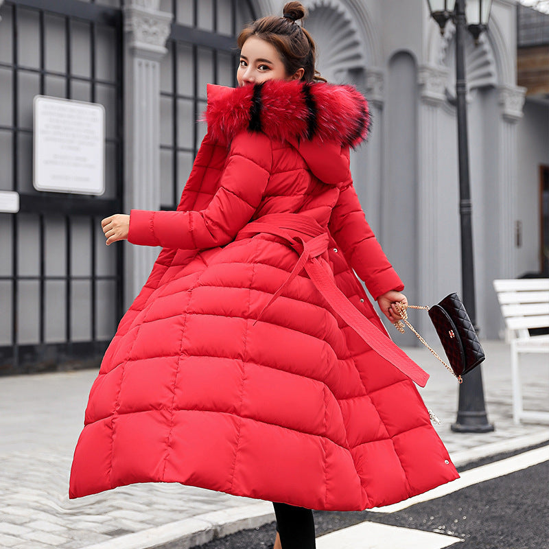Pufferjacke Damen Slim Fit mit Pelzkragen - 11 - Jasminaboutique.com