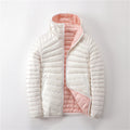 Damen Pufferjacke mit Kapuze - 6 - Jasminaboutique.com