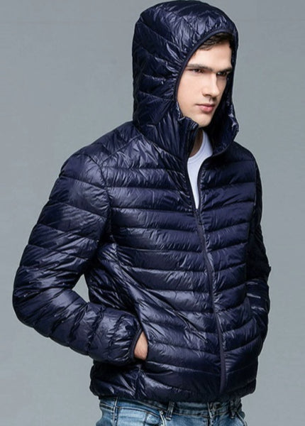 Hooded Jacket Herren Leichtgewicht mit Lässigem Schnitt - 8 - Jasminaboutique.com