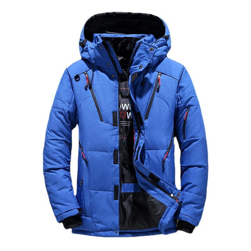 Winterjacke Herren Slim Fit mit Kapuze - 3 - Jasminaboutique.com