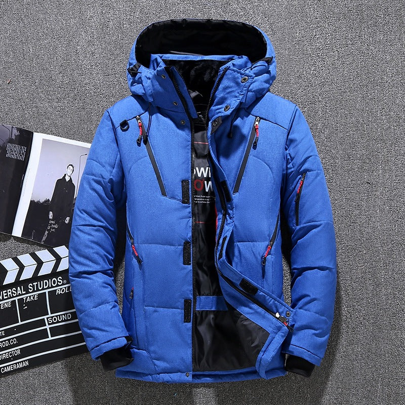 Winterjacke Herren Slim Fit mit Kapuze - 4 - Jasminaboutique.com
