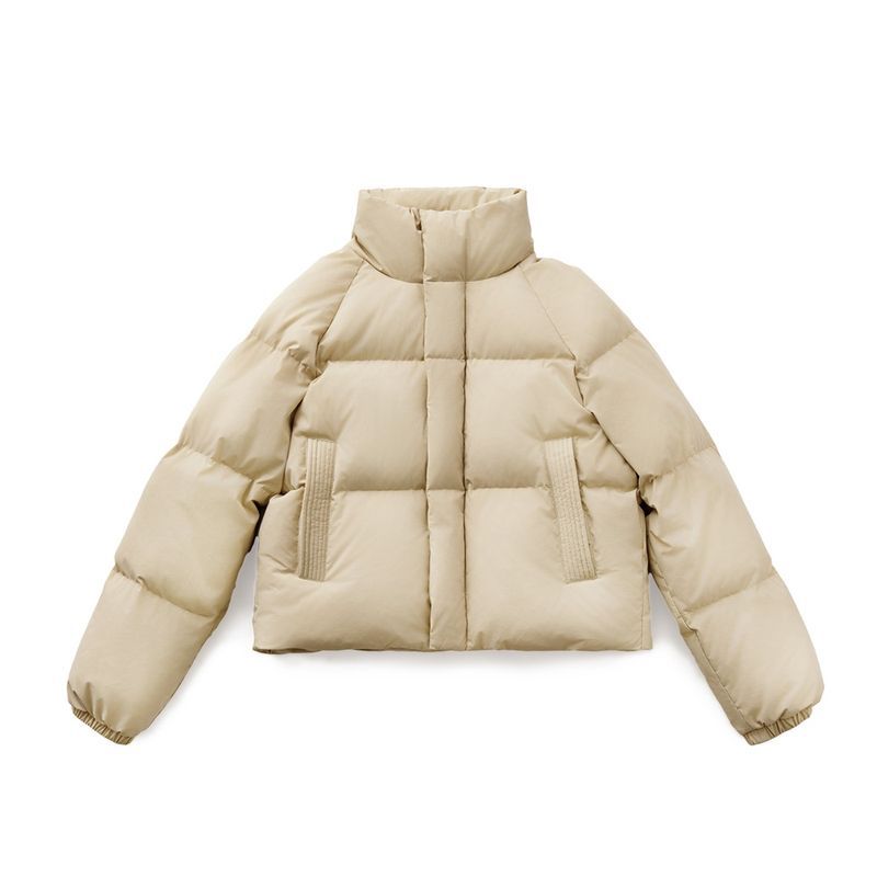 Steppjacke Damen Cropped mit Stehkragen - 2 - Jasminaboutique.com