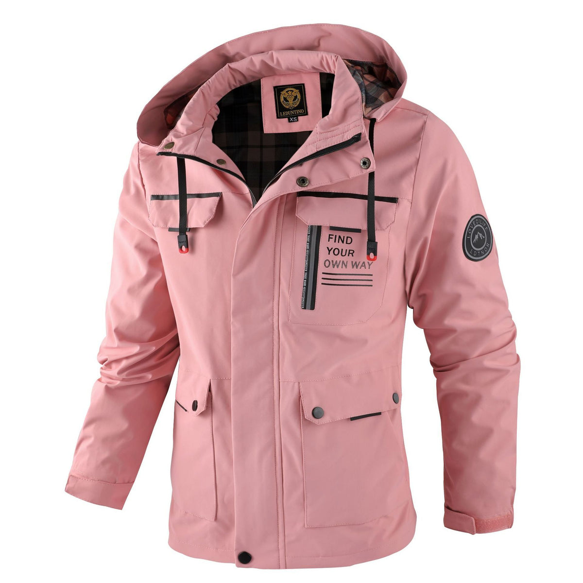 Jacke Herren Slim Fit mit Mehrfachtaschen-Design - 4 - Jasminaboutique.com