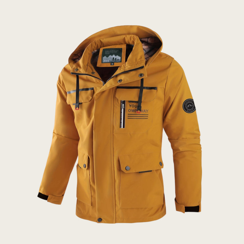 Jacke Herren Slim Fit mit Mehrfachtaschen-Design - 8 - Jasminaboutique.com