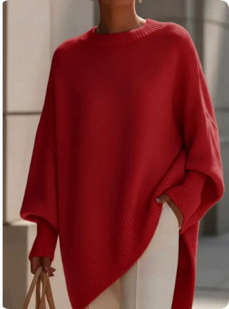 Pullover Damen Lockerer Schnitt mit Einzigartigem Design - 9 - Jasminaboutique.com