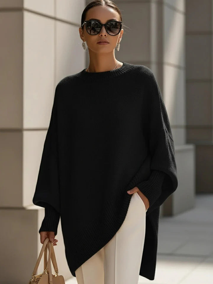 Pullover Damen Lockerer Schnitt mit Einzigartigem Design - 12 - Jasminaboutique.com
