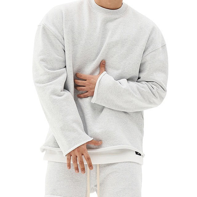 Pullover Herren Lockerer Schnitt mit Rundhalsausschnitt - 4 - Jasminaboutique.com