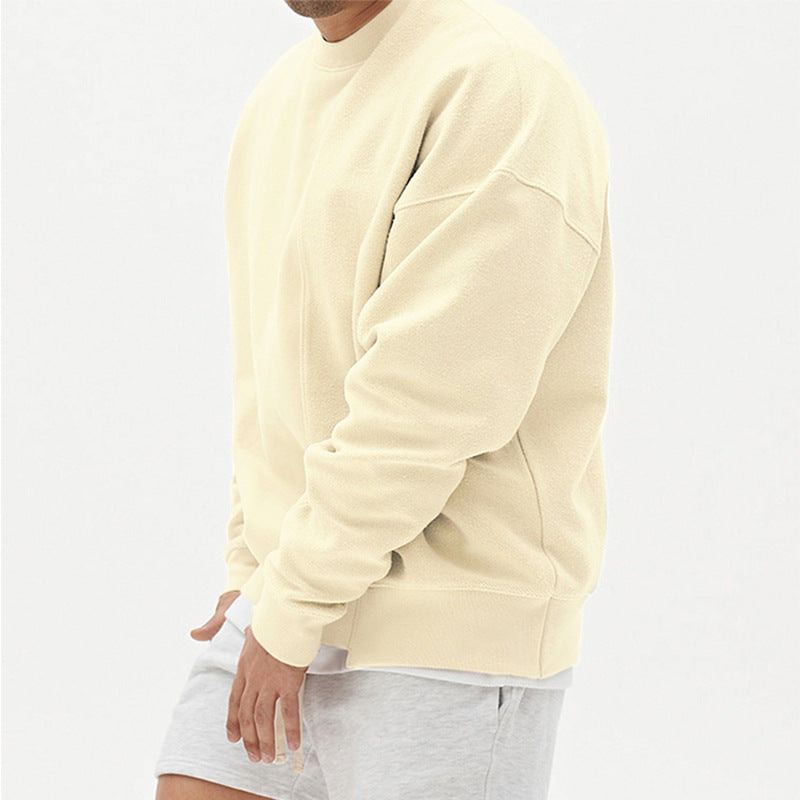 Pullover Herren Lockerer Schnitt mit Rundhalsausschnitt - 5 - Jasminaboutique.com