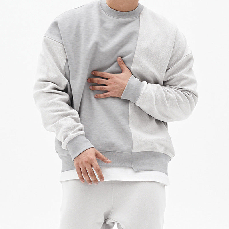 Pullover Herren Lockerer Schnitt mit Rundhalsausschnitt - 11 - Jasminaboutique.com