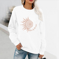 Sweatshirt Damen Casual Fit mit Grafikdruck - 2 - Jasminaboutique.com