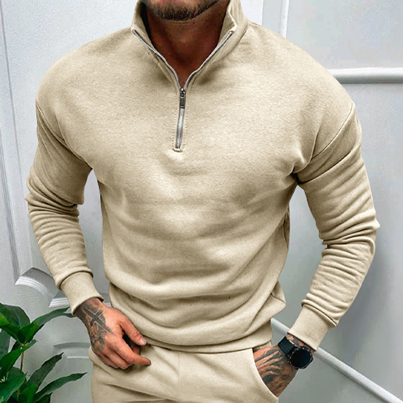 Pullover Herren Fleece-Futter mit Reißverschluss - 2 - Jasminaboutique.com