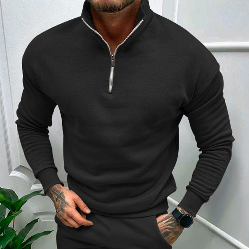 Pullover Herren Fleece-Futter mit Reißverschluss - 5 - Jasminaboutique.com